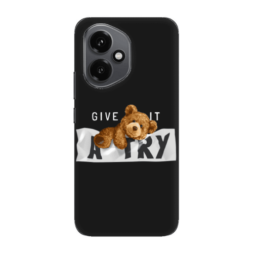 Honor Magic 400 Give me Black Colored Silicone TPU Θήκη